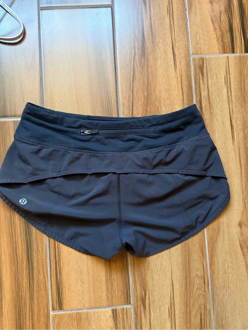 lululemon athletica Black Layered Running Shorts - Picture 2 of 3